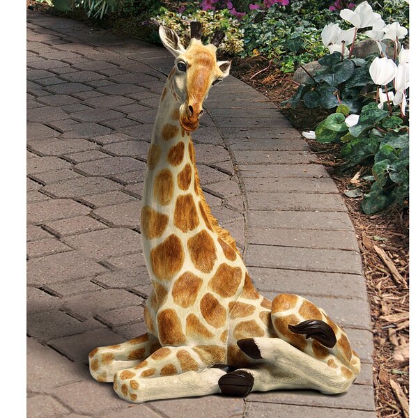 Design Toscano Zari Resting Giraffe Statue & Reviews | Wayfair