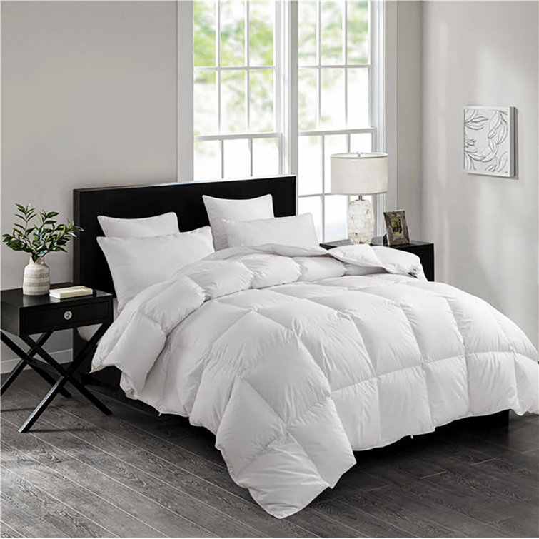 fluffy feather comforter