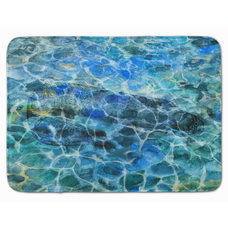 East Urban Home Eel Under water Memory Foam Bath Rug