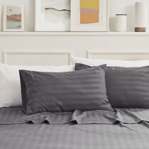 Cathay Home Experience Luxury Microsoft Sheets Sets and 2 Pillowcases with Triple line Embroidery 