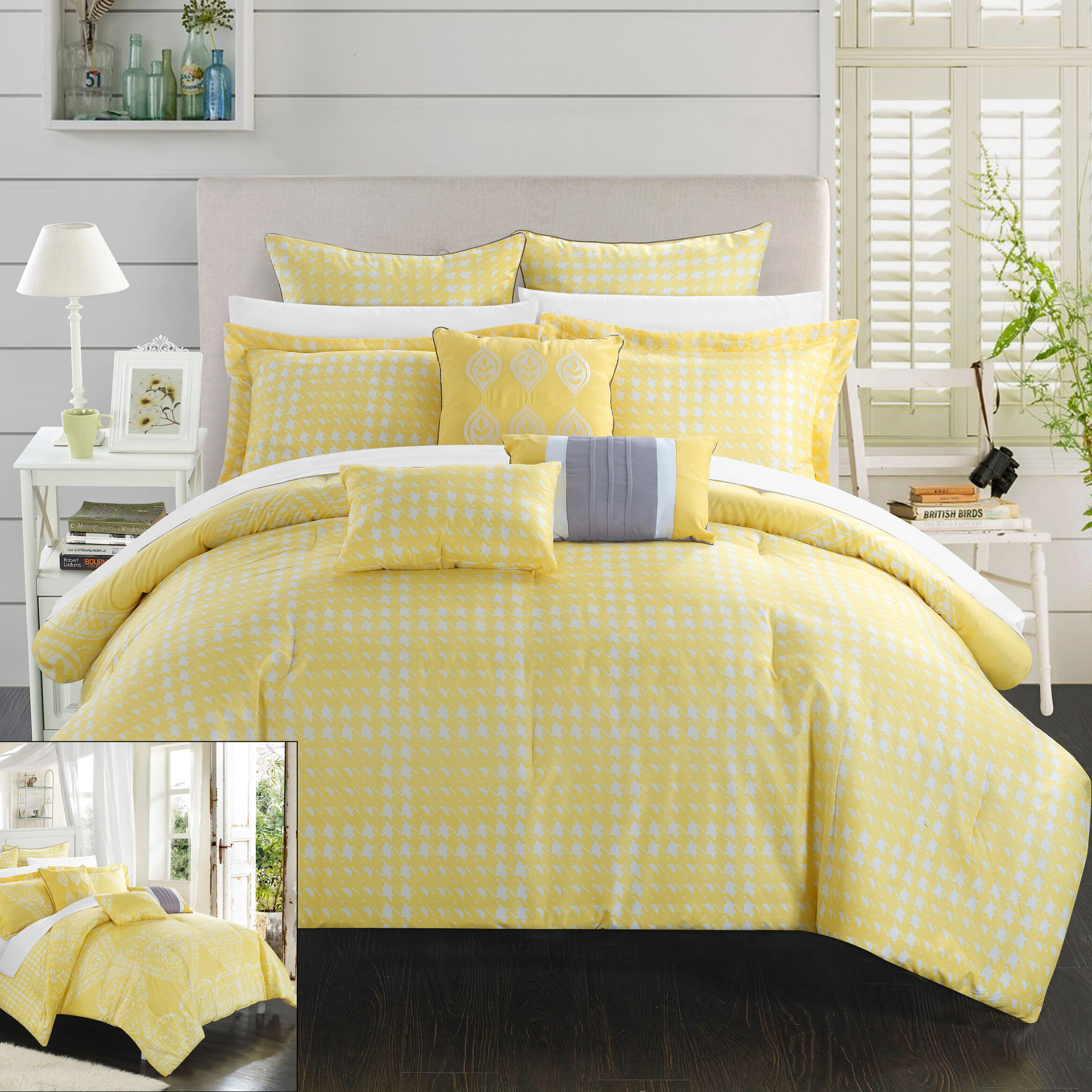 yellow comforter sets california king