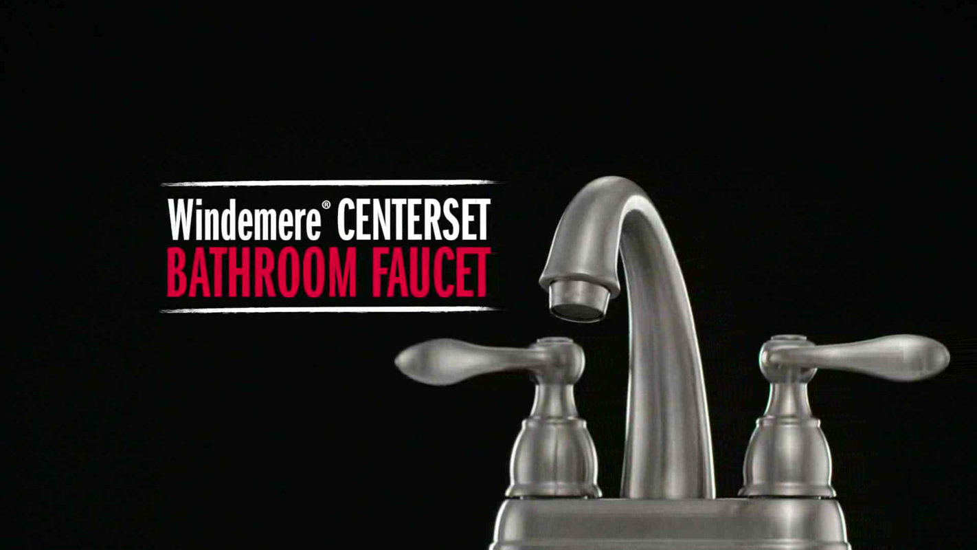 Delta Windemere Centerset Bathroom Faucet with Drain Assembly and