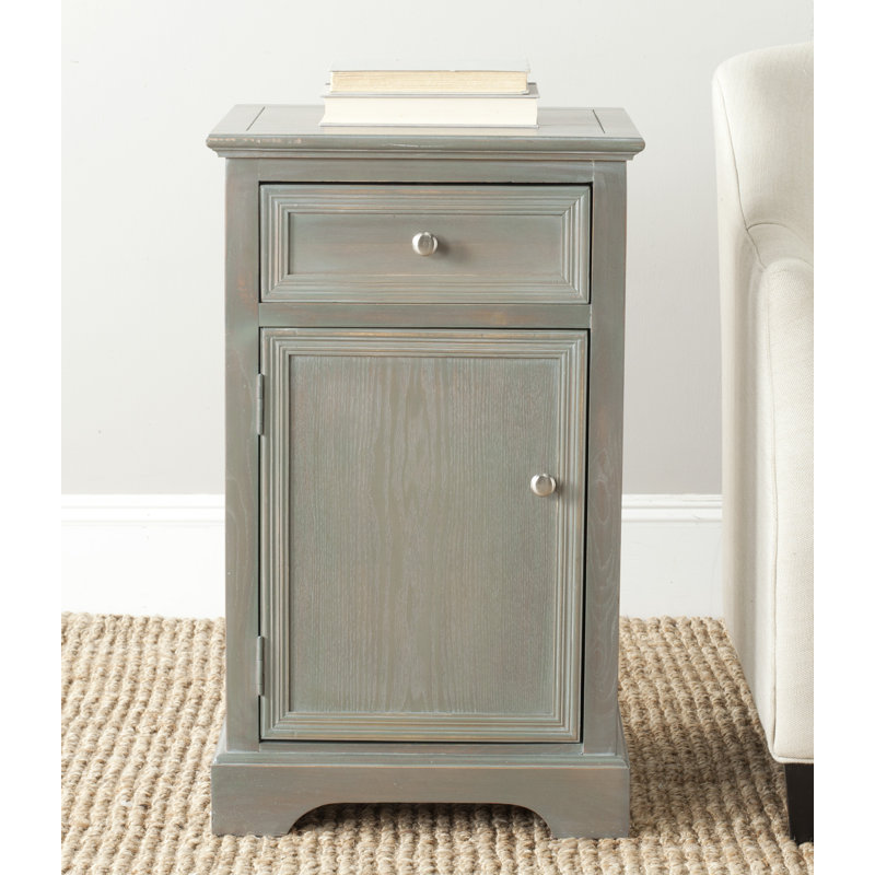 Beachcrest Home Joanna Solid Wood End Table With Storage Reviews Wayfair