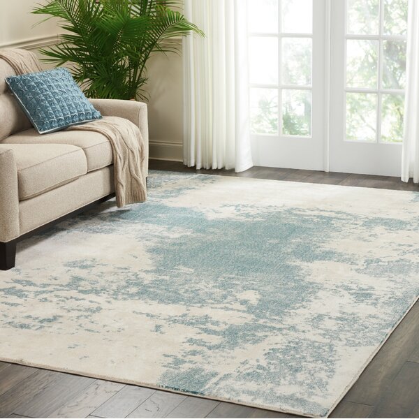 Williston Forge Linus Teal Rug | Wayfair.co.uk