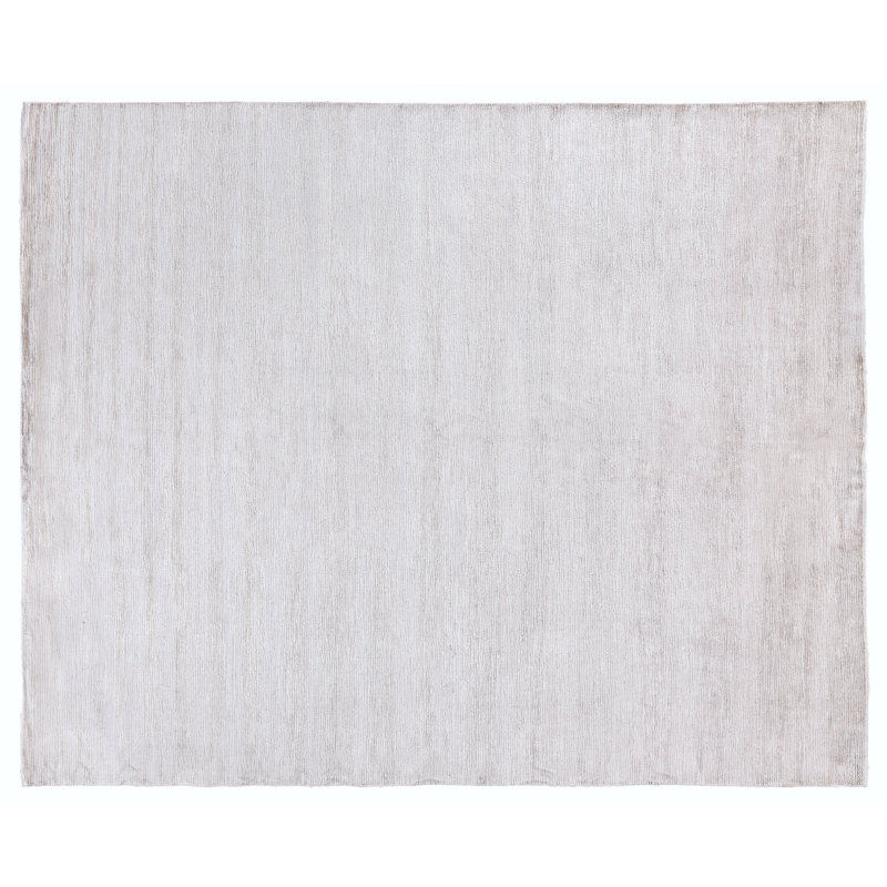 Exquisite Rugs Lambert Hand Knotted Silk Beige Ivory Rug Perigold