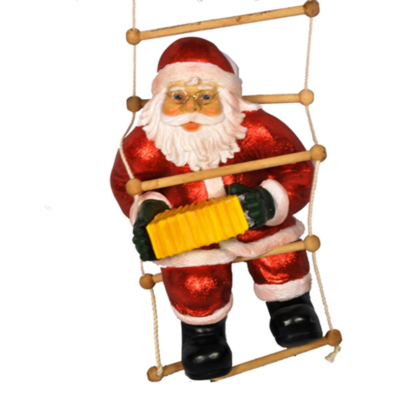 Queens Of Christmas Santa S Claus Playing On The Ladder Christmas