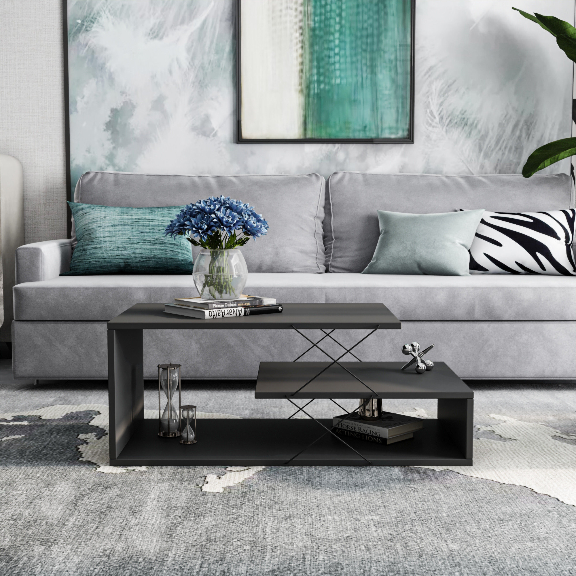 Floor Shelf Coffee Table