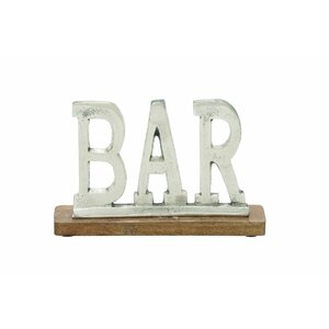 Aluminum Wood Bar Letter Block