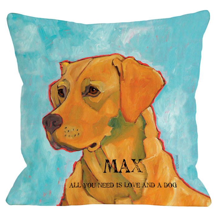 monogrammed throw pillows