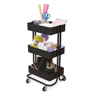 Small Metal Rolling Cart Wayfair Quickview