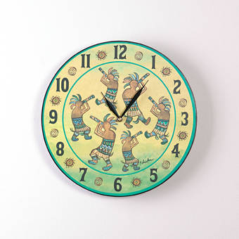 Millwood Pines Swampscott Desert Sundance 12 Wall Clock Wayfair