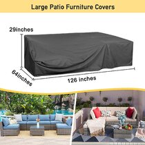 Waterproof Patio Furniture Cover Outdoor Table Chairs Bench Sofa Air Conditioner 