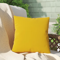 mustard yellow throw pillows