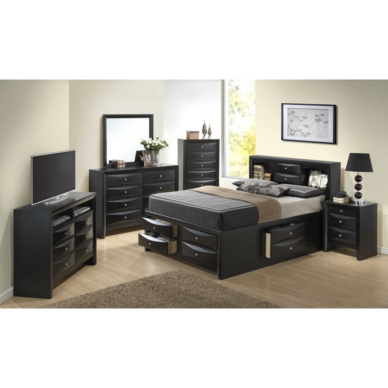 Winston Porter Towslee Storage Platform Bed Reviews Wayfair