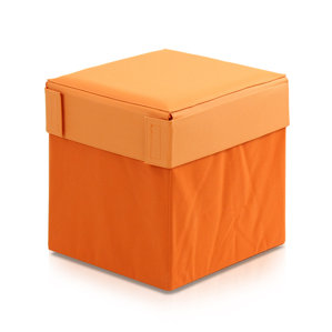 Oxford Multipurpose Foldable Storage Stool Ottoman by Furinno
