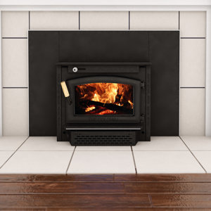 Medium EPA Certified Wall Mount Wood Burning Fireplace Insert
