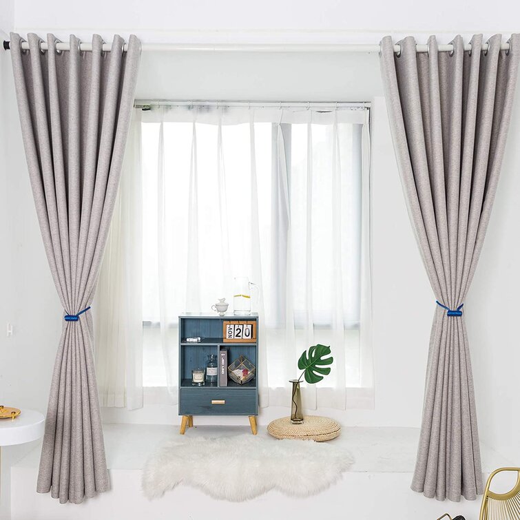 Curtain Tieback with Magnetic Decorative Drapes Weave Holder Bedroom Accessories 