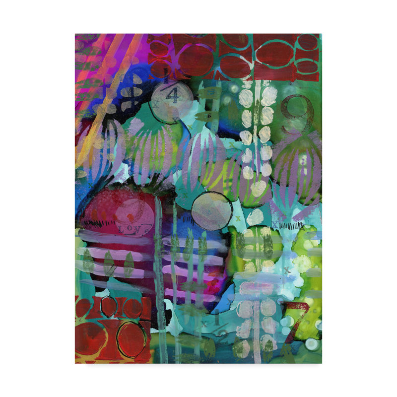 Winston Porter Abstract Texture 5 Acrylic Painting Print On