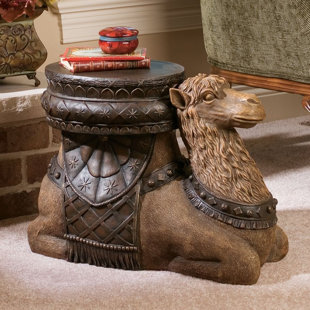 Go to store & view more images The Kasbah Camel Sculptural End Table by Design Toscano