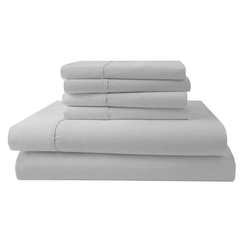 elite home products park ridge 4 piece 1000 thread count sheet set count sheet