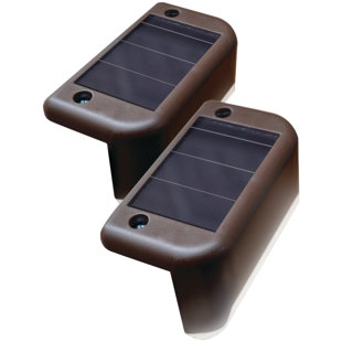 Best Solar-Powered 1 LED Deck Light Set (Set of 4) By Maxsa Innovations Outdoor Lighting Solar-Powered 1 LED Deck Light Set (Set of 4) By Maxsa Innovations Outdoor Lighting