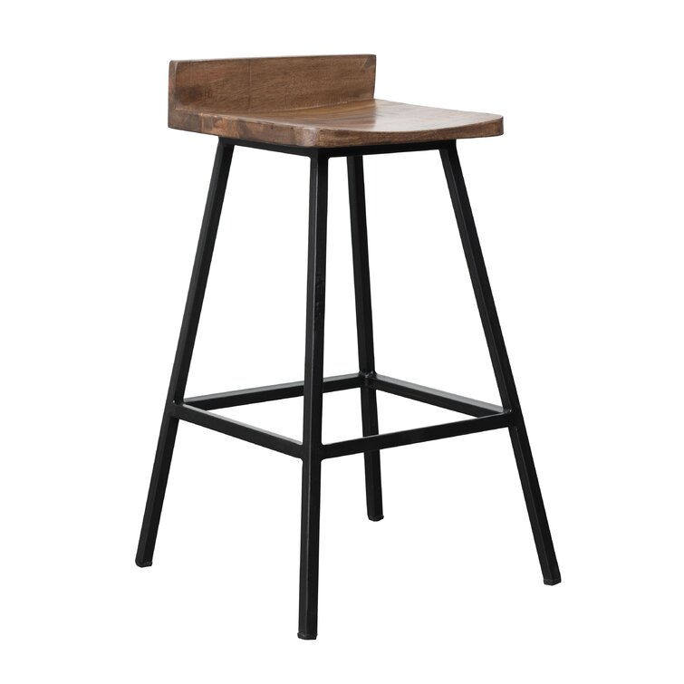 wong solid wood counter stool