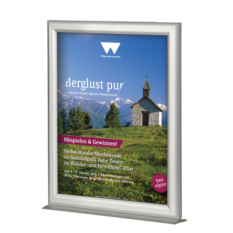 MT Displays M t Displays Double Sided Counter Slide In Advertisement