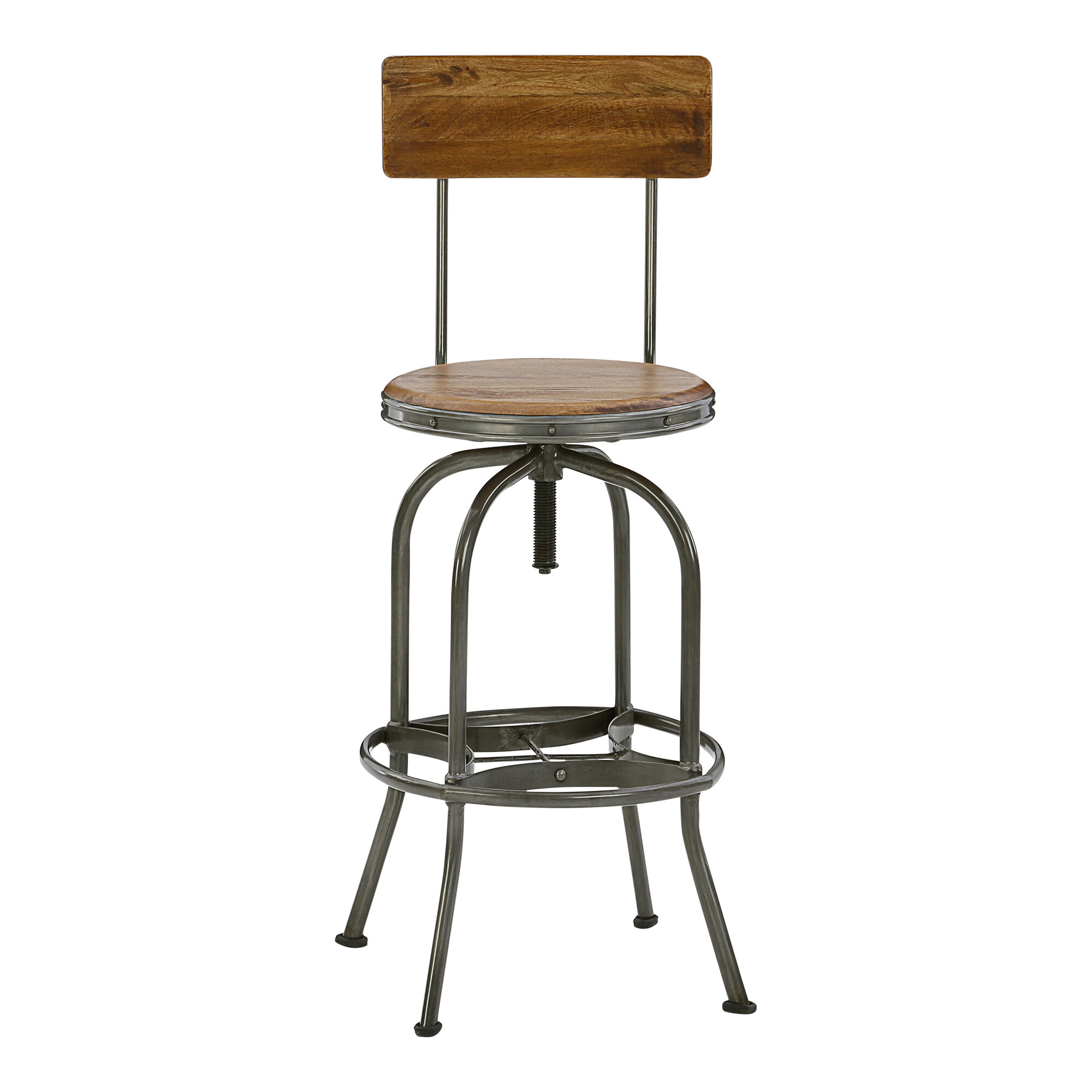 World Menagerie Menara Height Adjustable Swivel Bar Stool Reviews Wayfaircouk