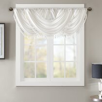 Solid White Valances Kitchen Curtains You Ll Love In 2021 Wayfair