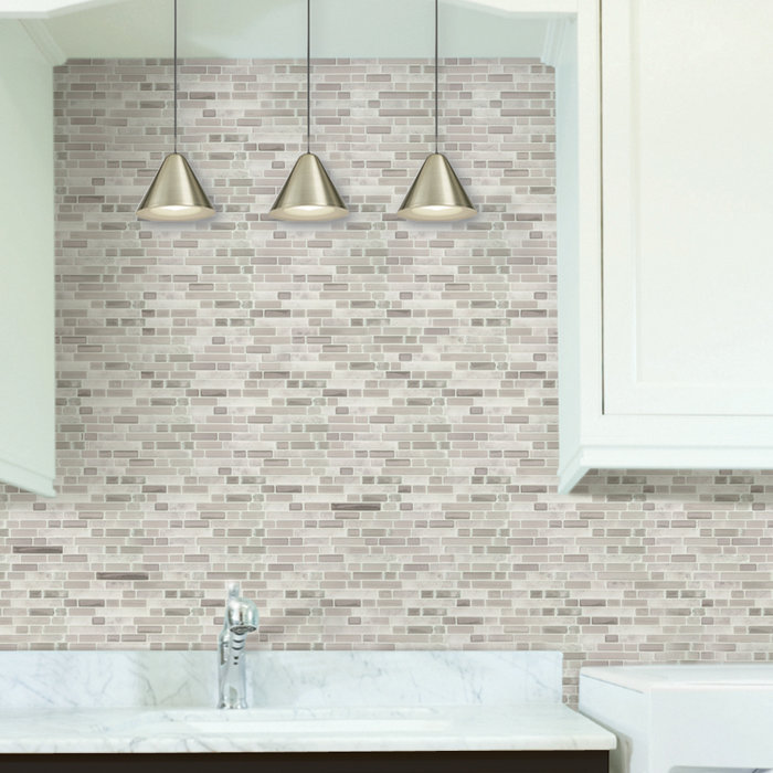 8 sq ft Gray, Carton WS Tiles Glass Peel and Stick Backsplash Tiles for Kitchen and Bathroom 64 Tiles