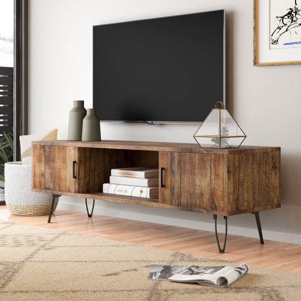 Allmodern Quijada Solid Wood Tv Stand For Tvs Up To 65 Reviews Wayfair Alder wood tv stand by homemade in lviv. quijada solid wood tv stand for tvs up to 65