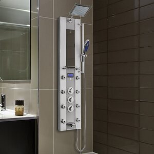 Thermostatic Tower Rainfall Shower Diverter