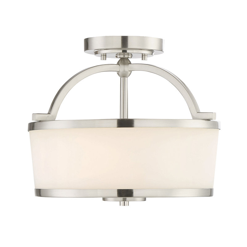Camacho 2 Light 13 Unique Statement Drum Semi Flush Mount Unique Statement Drum Semi Flush Mount