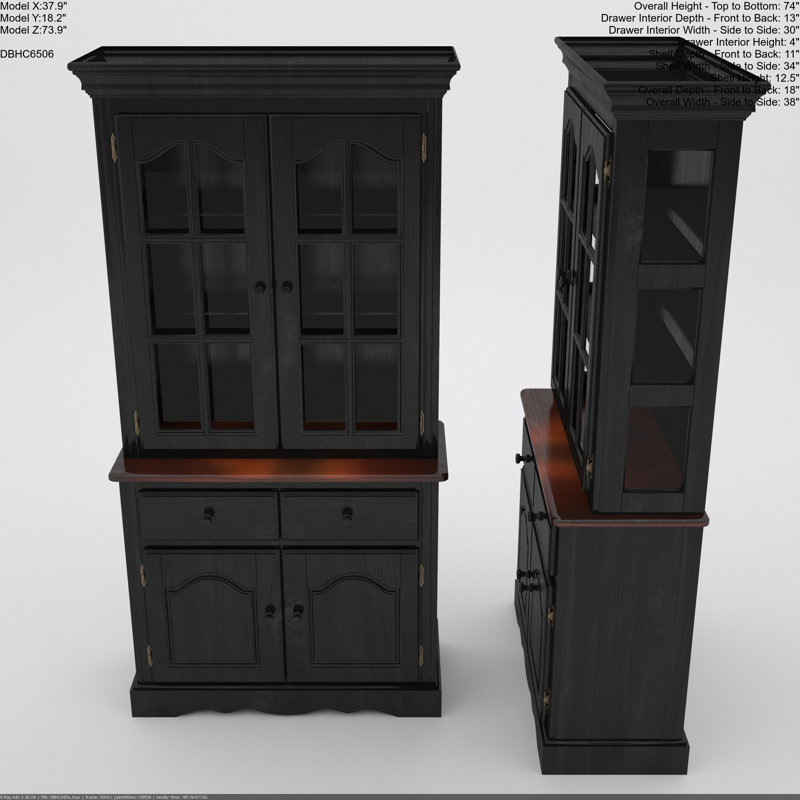 Loon Peak Lockwood Lighted China Cabinet & Reviews | Wayfair Loon Peak Lockwood Lighted China Cabinet & Reviews | Wayfair