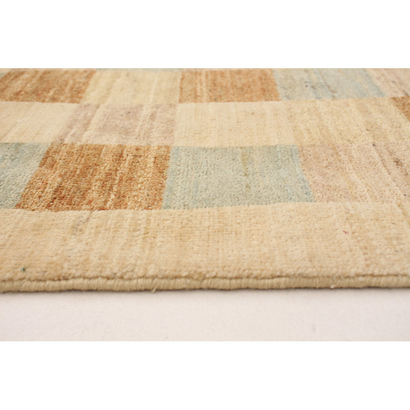 Darby Home Co One Of A Kind Camara Hand Knotted 2010s Bhadohi Beige 4 1 X 6 1 Wool Area Rug Wayfair