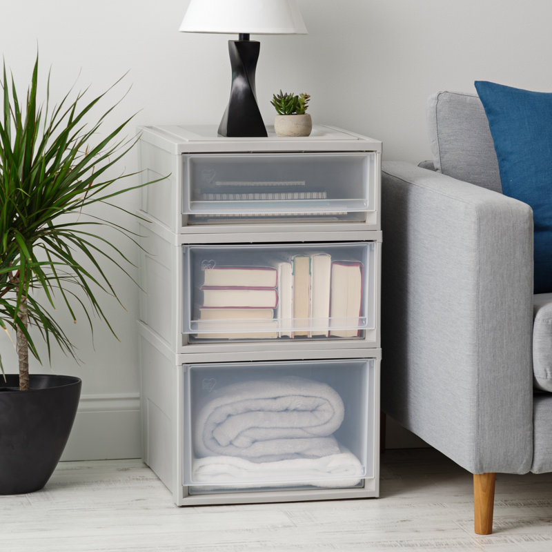 Iris Deep Plastic Chest Drawer Box Wayfair