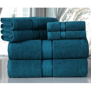 teal towels