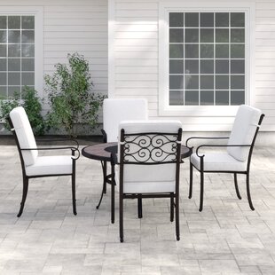 Elizabeth 4 Seater Dining Set With Cushions By August Grove