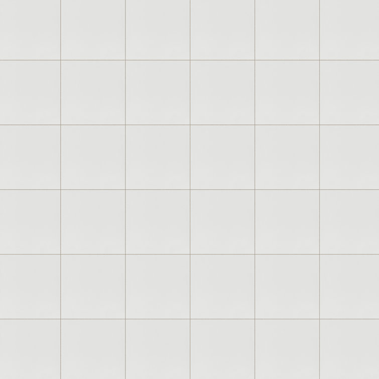 Ceramic Floor Tile 8" X 8" *Off White-Peppered*  Bumpy-Wavy-Scalloped NEW 1 pc 