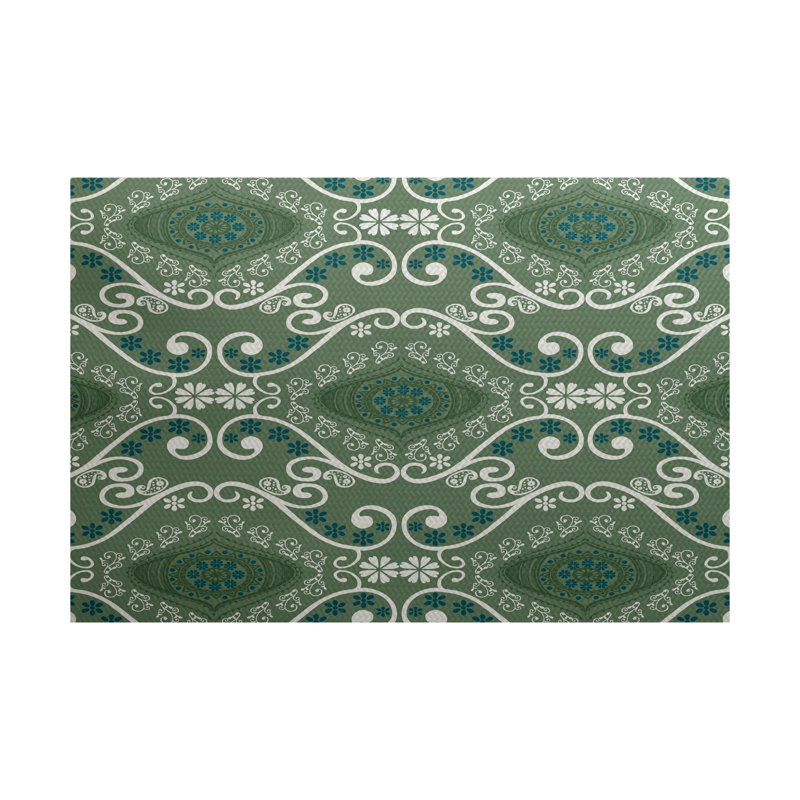 Bungalow Roseflatweave Brown Blue Area Rug Wayfair
