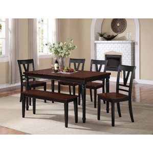 Donnelly 6 Piece Dining Set by A&J Homes Studio