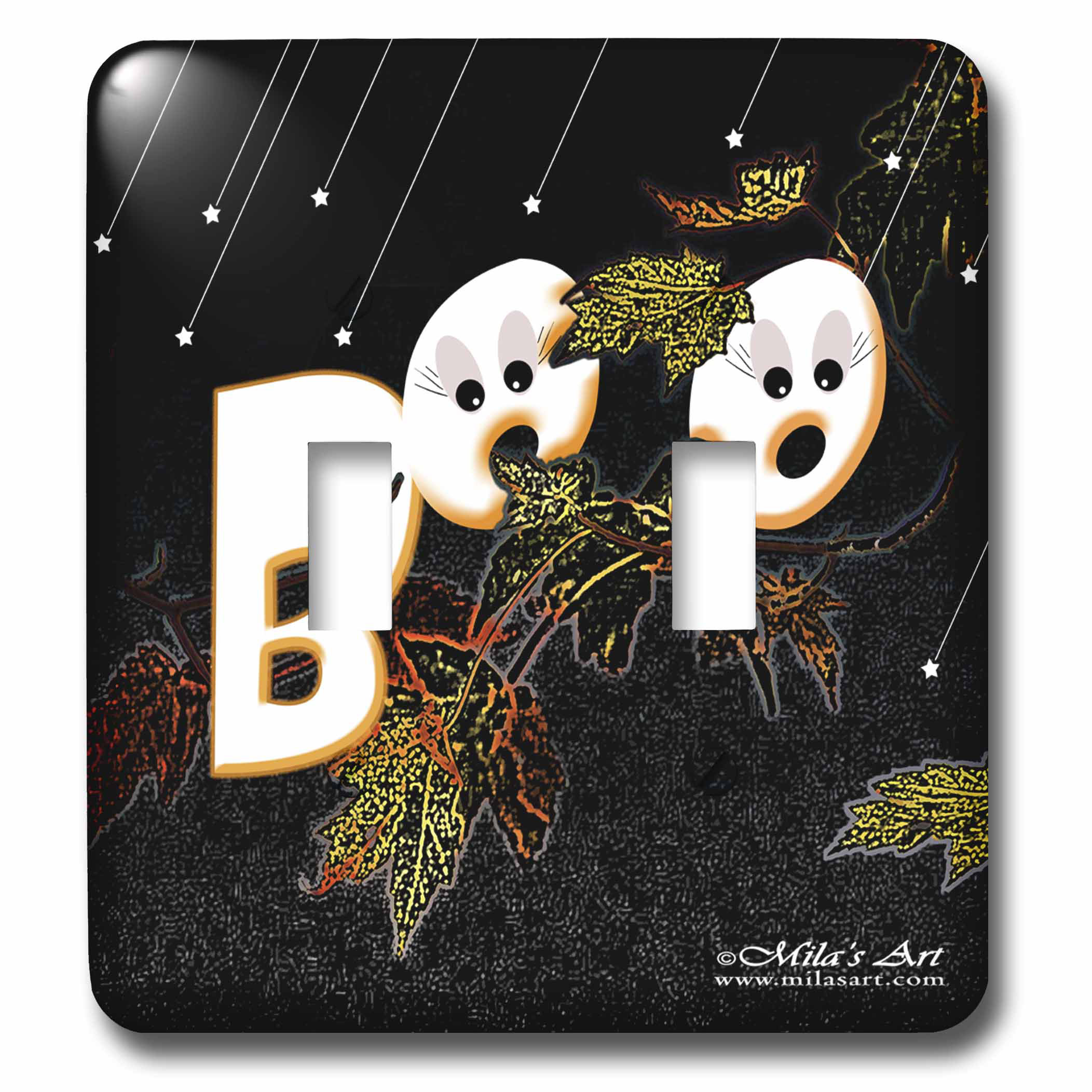 3drose Halloween Boo 2 Gang Toggle Light Switch Wall Plate Wayfair