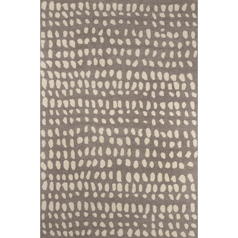 Novogratz Polka Dots Handmade Tufted Wool Beige Area Rug Wayfair