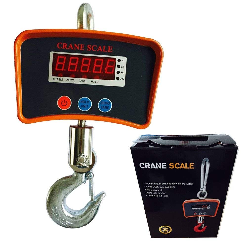 Mechanical hanging metal scale 200kg/440lbs for luggage posting weighing scale