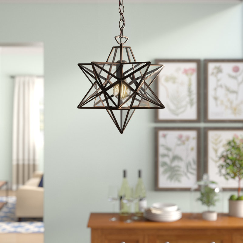 1 - Light Single Star Pendant