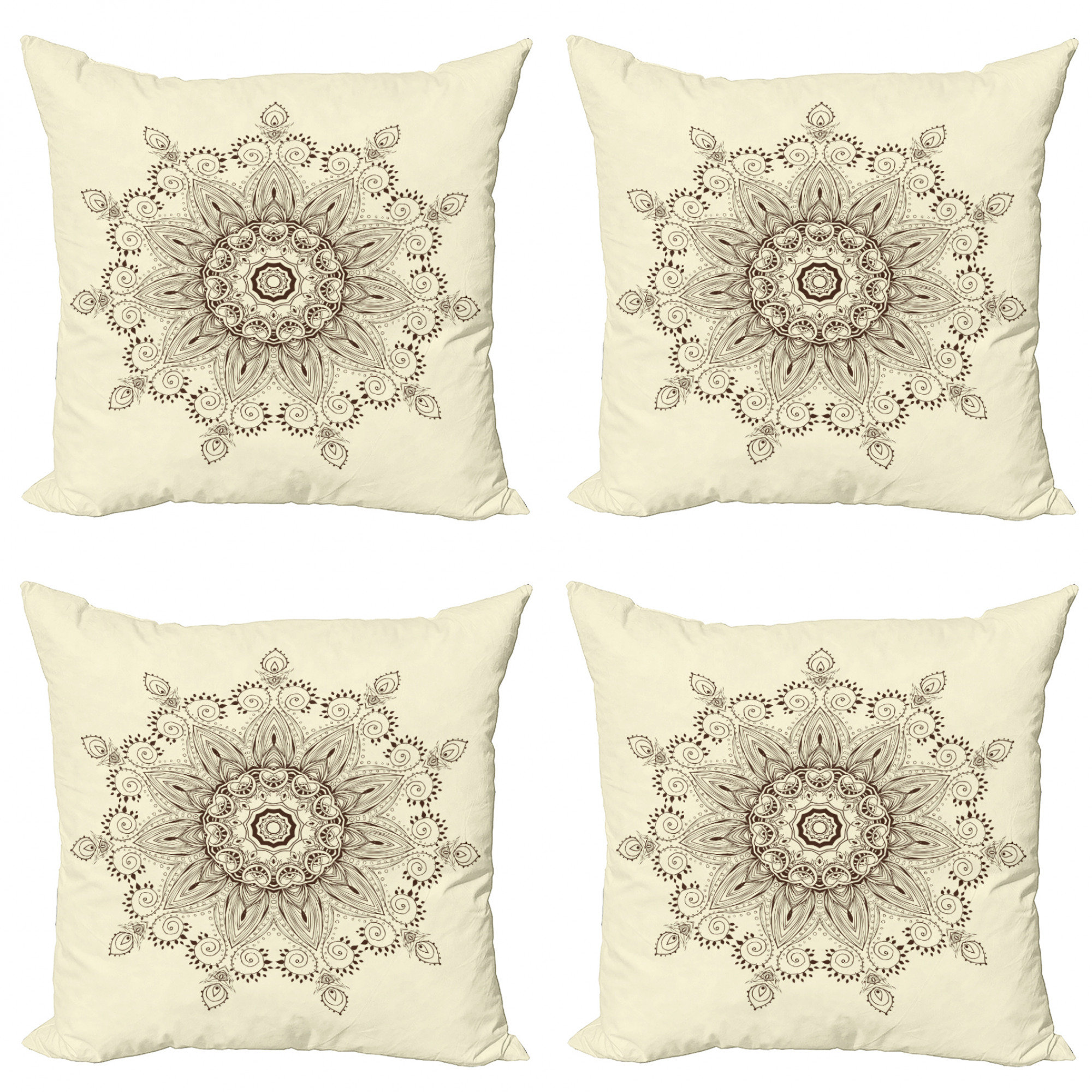 Mandala Decorative Pillow Covers Lotus Throw Cushion Case Mandala Decorative Pillow Covers Lotus Throw Cushion Case