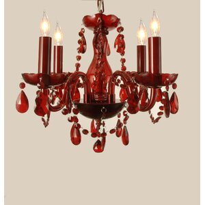 Royal 4-Light Crystal Chandelier