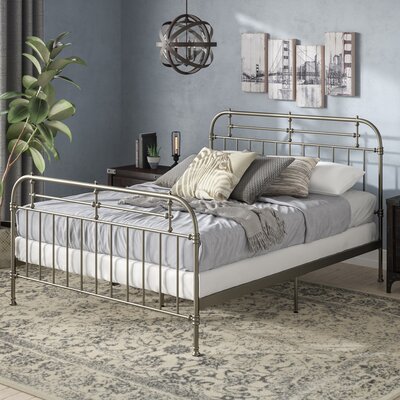 Trent Austin Design Willow Queen Panel Bed Color Silver
