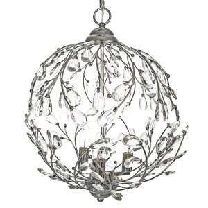 Garden Glam 3-Light Globe Pendant