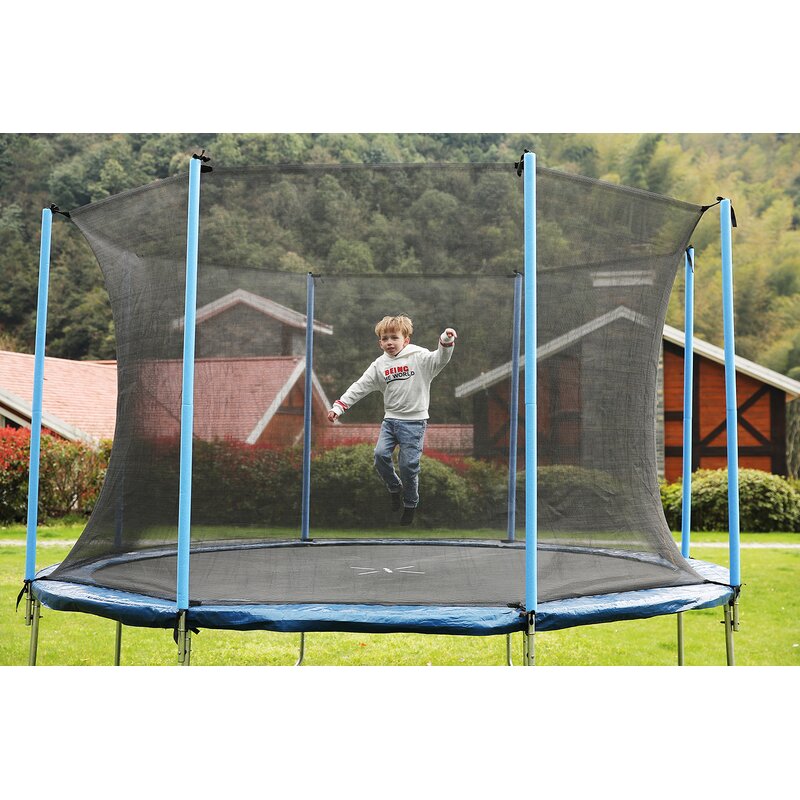 Super Jumper Airbound 12 Round Trampoline With Safety Enclosure Reviews